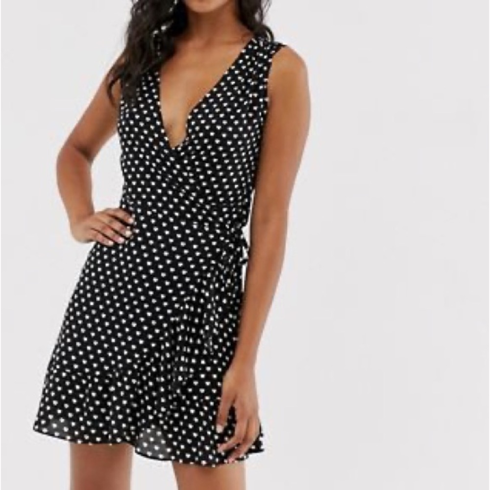 All Saints Krystal Valentine’s wrap dress, small